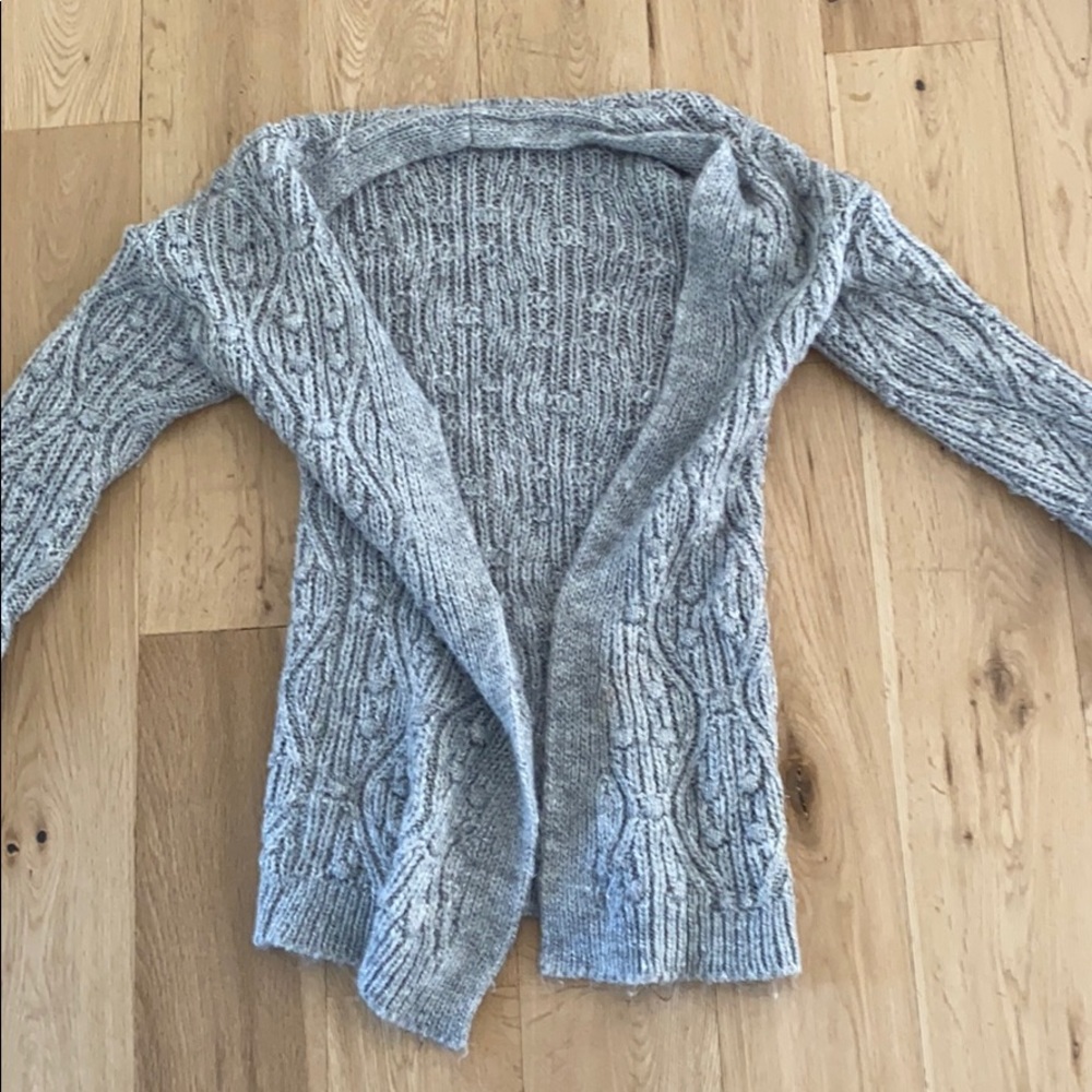 Silver cardigan